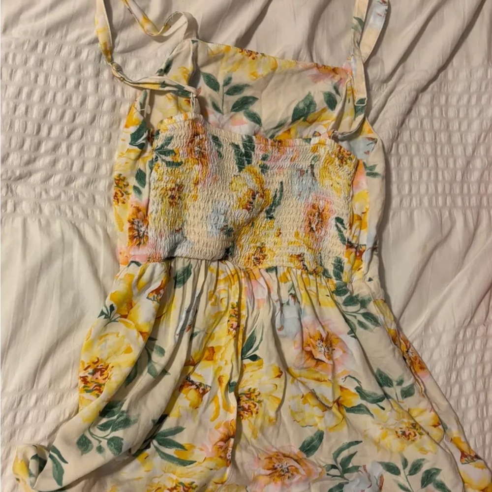 Old Navy Yellow Floral Jumper